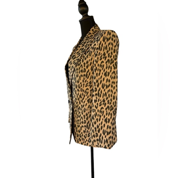 Zadig & Voltaire Leopard Print Blazer Size 36 women’s 10 - Picture 2 of 10